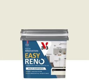 Peinture de rénovation multi-supports V33 Easy Reno beige lin satin 0,75L