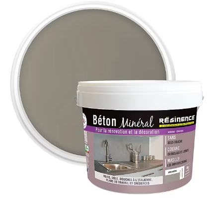 Béton minéral Résinence gris sidéral 6kg