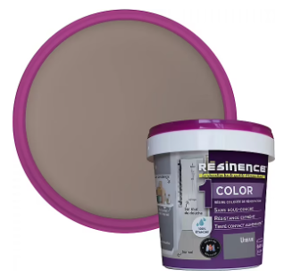 Résine multisupports Résinence Color gris urbain satin 250ml
