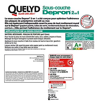 Sous couche Quelyd Depron 2,5L