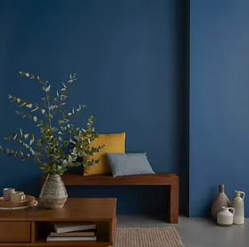 Peinture intérieure couleur murs, boiseries et radiateurs GoodHome mat valbonne bleu 2.5L