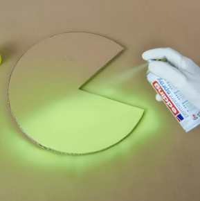 Spray peinture acrylique Edding jaune fluo 200 ml