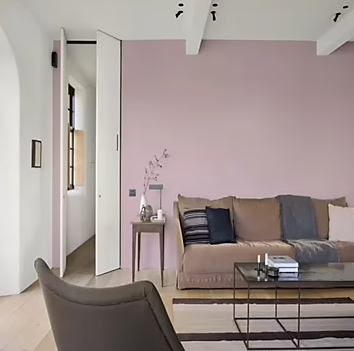 Peinture murs et boiseries Color Resist Dulux Valentine satin soupçon de rose 0,75L