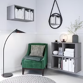 Peinture résistante murs boiseries et métal GoodHome blanc North Pole satin 2,5L +20% gratuit