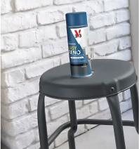 Peinture de rénovation aérosol multi-supports V33 Easy Reno noir graphite satin 400ml