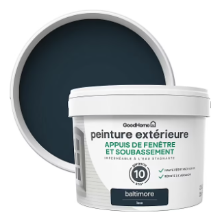 Peinture extérieure appuis de fenêtre GoodHome baltimore 2,5L