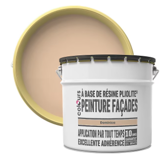 Peinture extérieure façade Pliolite® Colours beige Dominica 10L