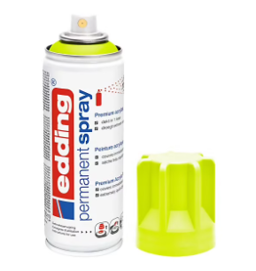 Spray peinture acrylique Edding jaune fluo 200 ml