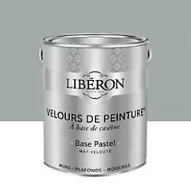 Peinture multisupport murs, plafonds et boiseries Velours de peinture gris grès gris Libéron 2,5L