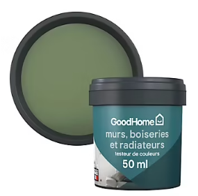 Testeur peinture intérieure couleur GoodHome mat edenberry vert 50ml