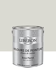 Peinture multisupport murs, plafonds et boiseries Velours de peinture beige monnaie du pape Libéron 2,5L