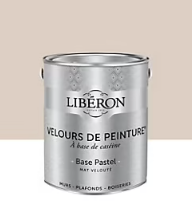 Peinture multisupport murs, plafonds et boiseries Velours de peinture rosé champenois Libéron 2,5L