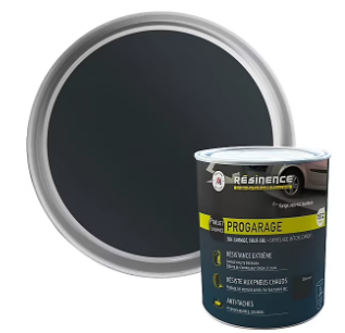 Résine de rénovation sol Résinence pro grarage graphite 2L