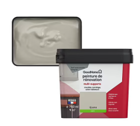 Peinture de rénovation GoodHome multi-supports satin marron Tijuana 750ml