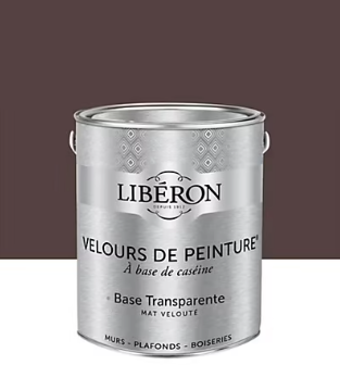 Peinture multisupport murs, plafonds et boiseries Velours de peinture marron palissandre Libéron 2,5L