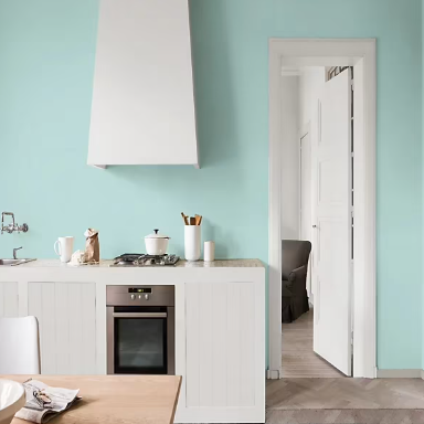 Testeur de peinture Color Resist cuisine Dulux Valentine mat bleu aqua 30ml