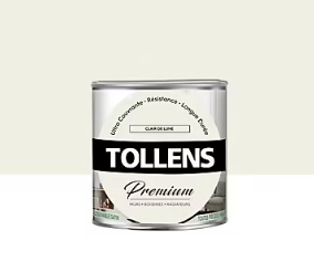Peinture Tollens premium murs, boiseries et radiateurs clair de lune satin 0,75L