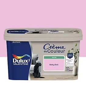 Peinture Crème De Couleur Dulux Valentine satin baby doll 2,5L