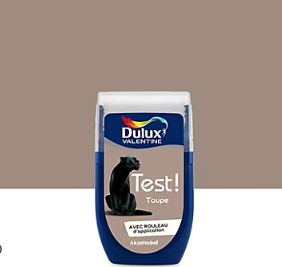 Testeur de peinture Crème De Couleur Dulux Valentine Taupe 30 ml