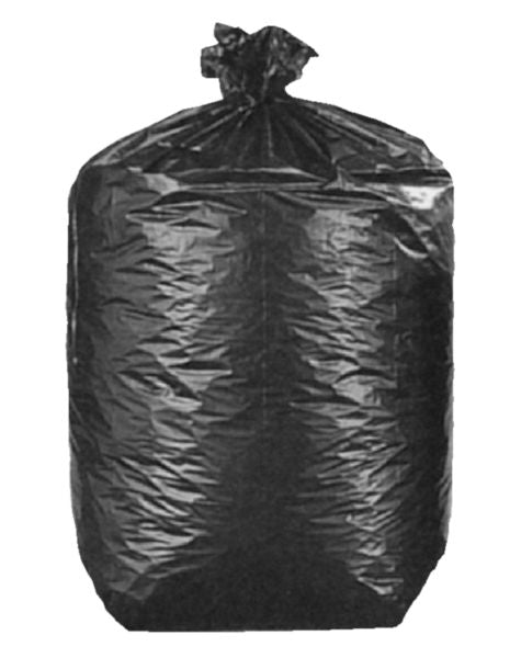 Roll of 10 black garbage bags 100 liters 82x88 cm