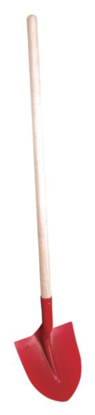 Red handled round shovel L. 27 cm 1.1 kg