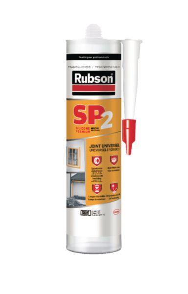 Silicone neutre spécial bâtiment SP2 translucide 300 ml