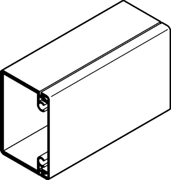 AXIS trunking without partition white L. 2 ml l. 60 x h. 40 mm 9 wires 2.5² Ø 12.5 mm 1 PCE