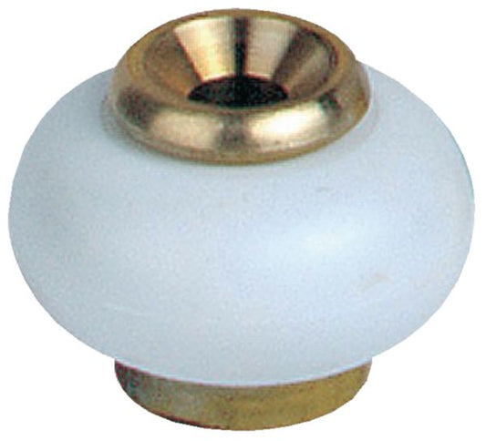 Stopper with white brass coil d. 30 x h. 22 mm - 10 pieces