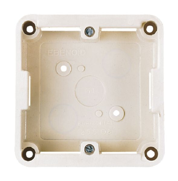 White surface-mounted frame L.100 W.100 H.36 mm