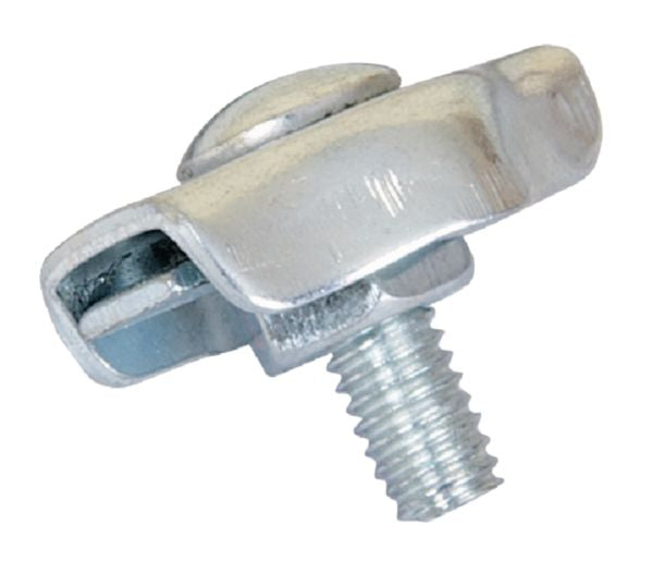 2 mm flat zinc-plated cable clamp 1 bolt