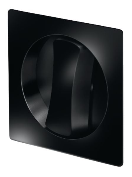 Black R9005-Gloss Opaque Square Locking Trim