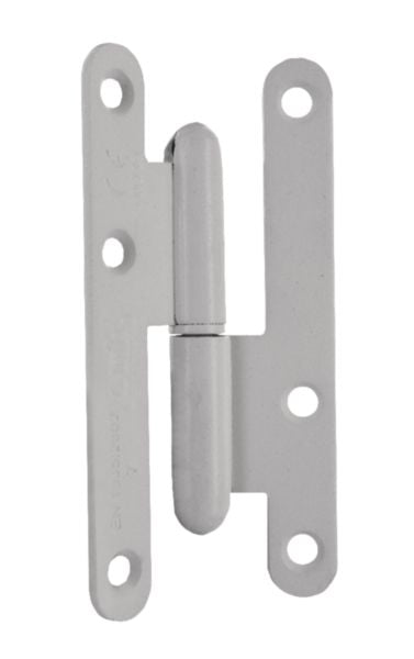 Right Parisian hinge, white round tip, L. 55 x W. 110 mm