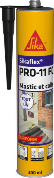 SIKAFLEX PRO 11 FC PurForm black polyurethane adhesive sealant 300 ml cartridge