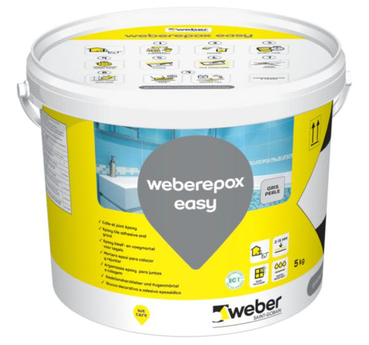 Mortier WEBEREPOX EASY gris perle 5 kg