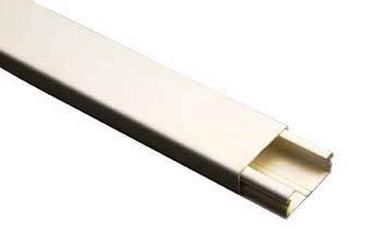 Moulure DLPLUS NF blanc pur sans cloison L. 2,10 m l. 32 mm 12 câbles 2,5²