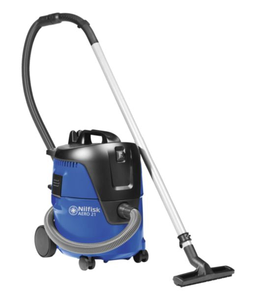 Aspirateur pour eau et poussière AERO 21 L. câble 5 m P 1000 W débit d'air 3600 l/min