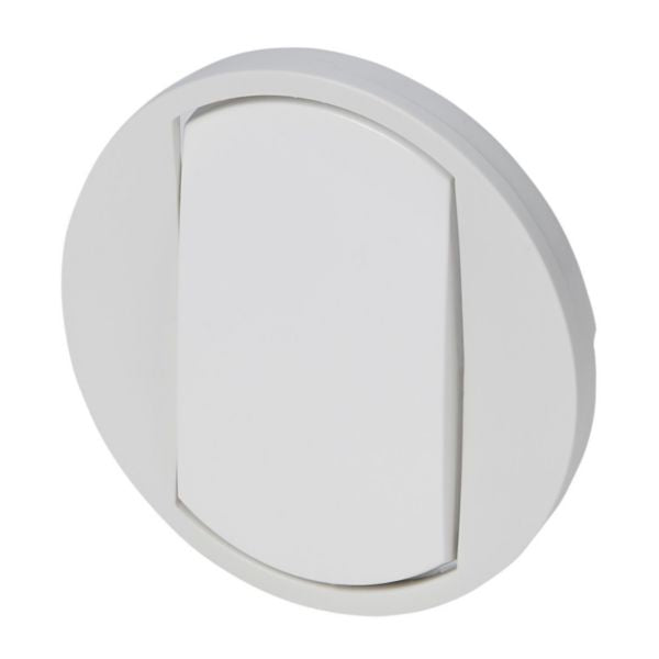 CELIANE large NF cover plate switch/two-way/soft push button white glossy finish 10 AX