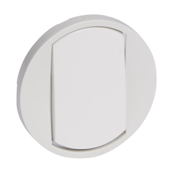 CELIANE large NF cover plate switch/two-way/soft push button white glossy finish 10 AX