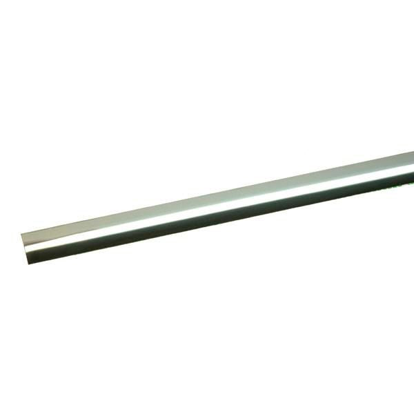 DINAC adhesive threshold bar in polished stainless steel L. 830 x W. 30 mm