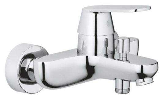 EUROSMART COSMOPOLITAN wall-mounted chrome bathtub mixer 