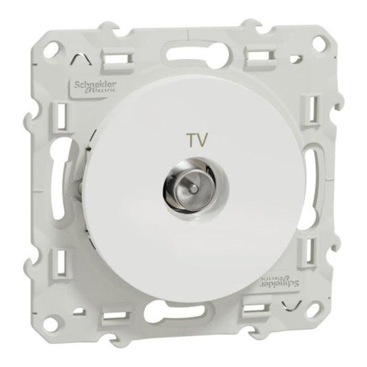 Odace TV socket White