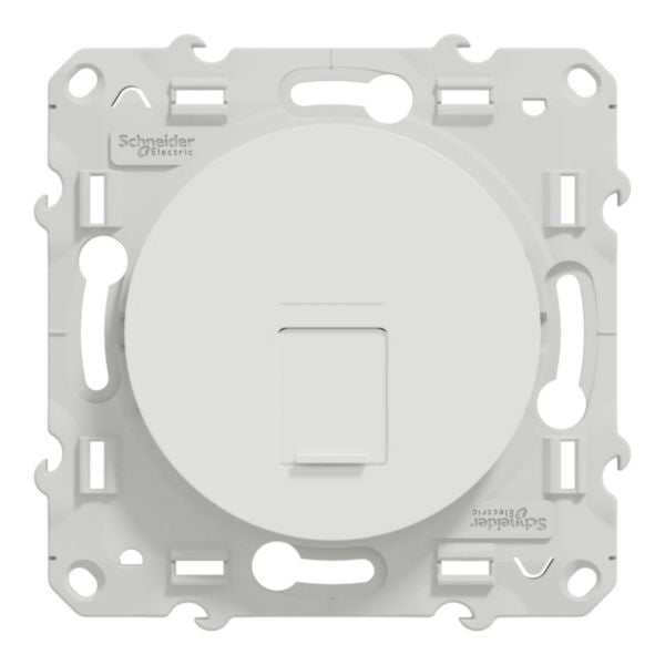 ODACE grade 3 (multimedia) RJ45 socket cat. 6 STP, screw, white