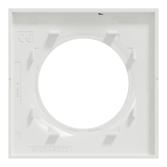 NF ODACE STYLE white plate 1 horizontal or vertical post l. 85 x depth 10 mm