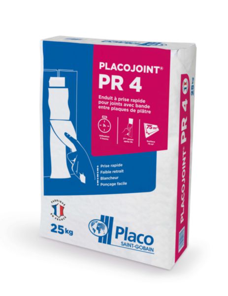 PLACOJOINT® PR 4 powder joint filler, normal setting 3h - 25 kg bag