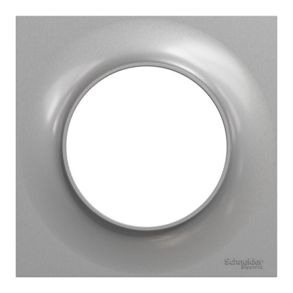 NF ODACE STYLE aluminum plate 1 post 10 mm depth recessed installation type