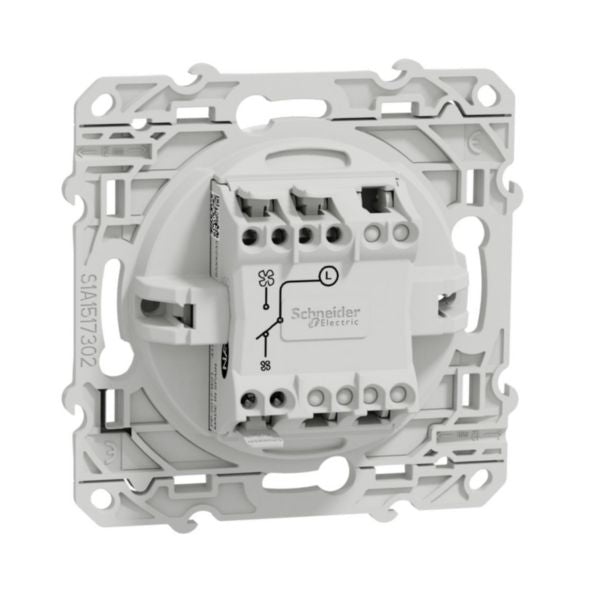 Odace VMC switch White without screw stop position