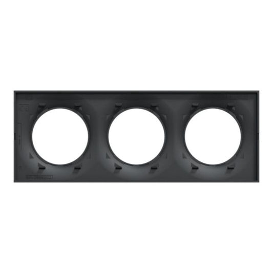 ODACE STYL ANTHRACITE PLATE 3 POSTS