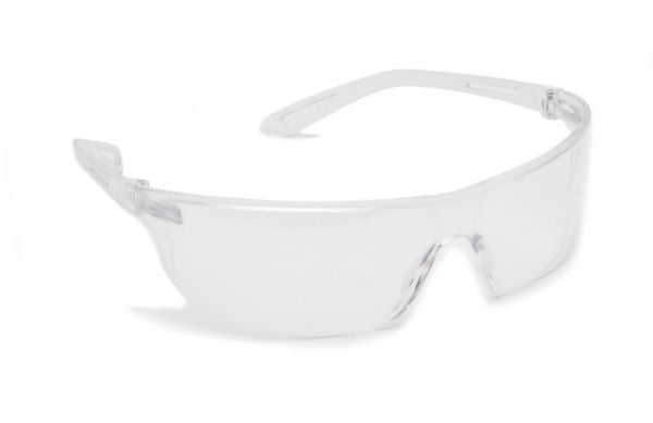 Clear polycarbonate overglasses with front protection bar