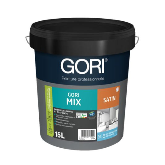 Peinture GORIMIX ECA satiné blanc 15L