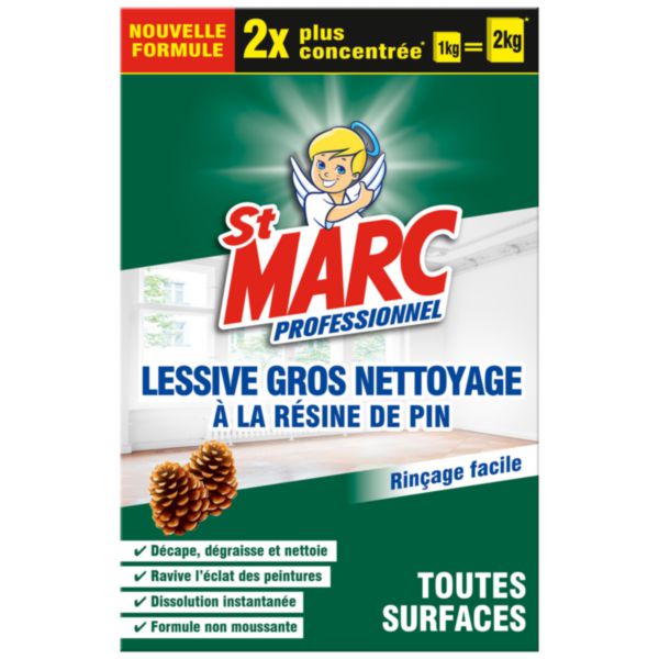 Lessive en poudre ST-MARC résine de pin 1kg
